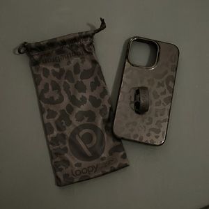 Brand new midnight leopard loopy case iPhone 13 pro